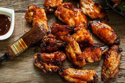 How to make honey, ginger & soy sauce chicken wings on the barbecue