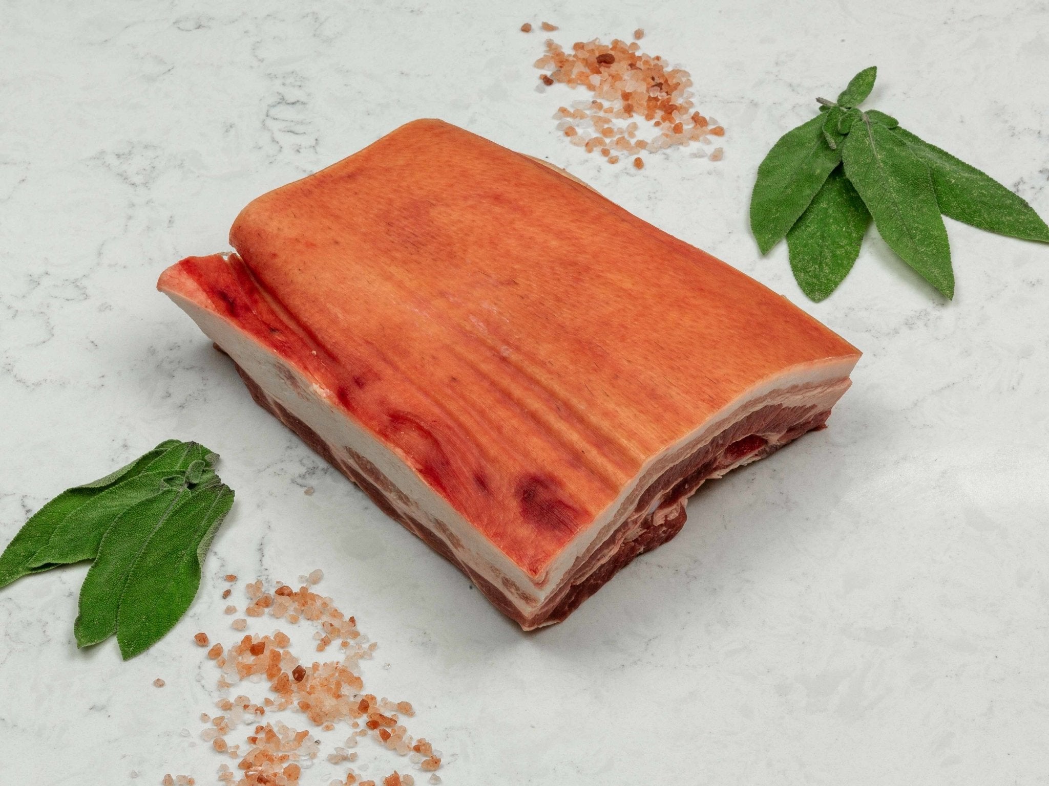 Free Range Pork Belly Dry-Aged, Rich Crackling Perfection