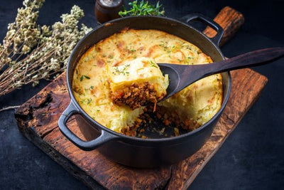 Best Ever Shepherd’s Pie Recipe with Grass Fed Lamb Mince & Parmesan Potato Topping