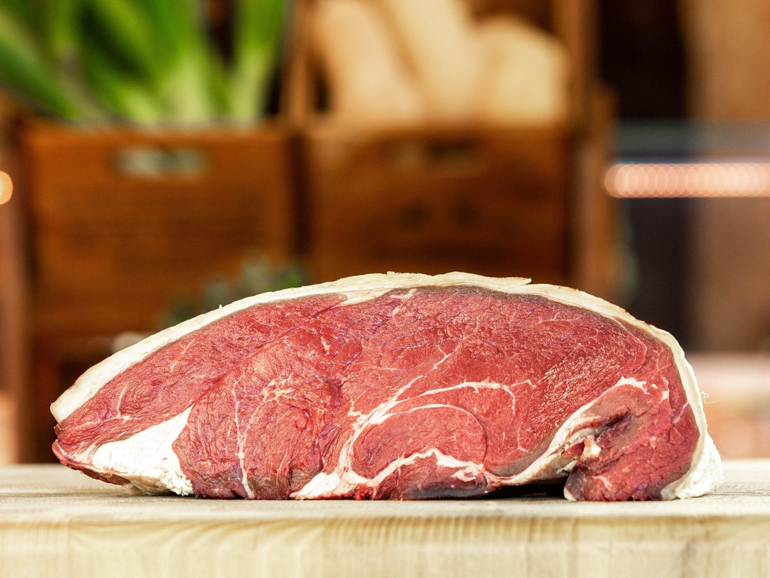 Grass fed, dry-aged rump steak, Thomas Joseph Butchery
