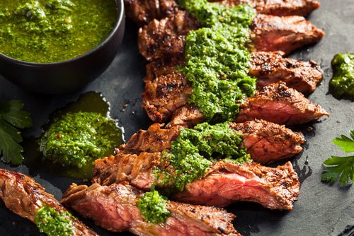 How to Cook Barbecue Bavette Steak with Chimichurri Marinade - Thomas Joseph Butchery