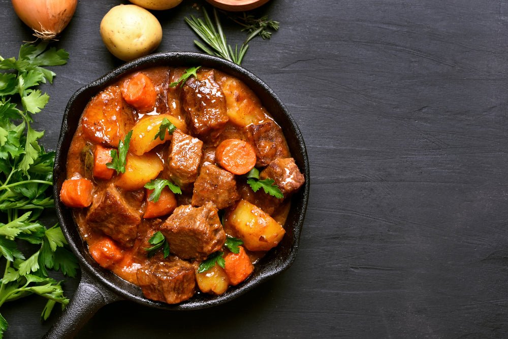 How to Make Slow Cooker Beef Stew with Grass Fed Chuck Steak - Thomas Joseph Butchery