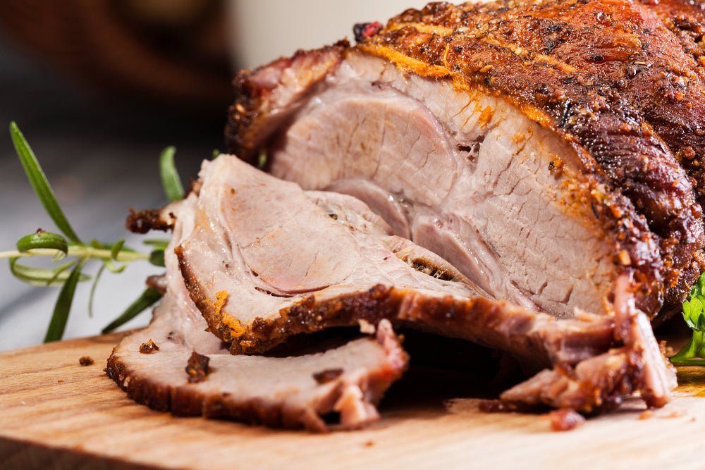 Slow Roasted Pork Shoulder with Apple Cider Gravy and All the Trimmings - Thomas Joseph Butchery