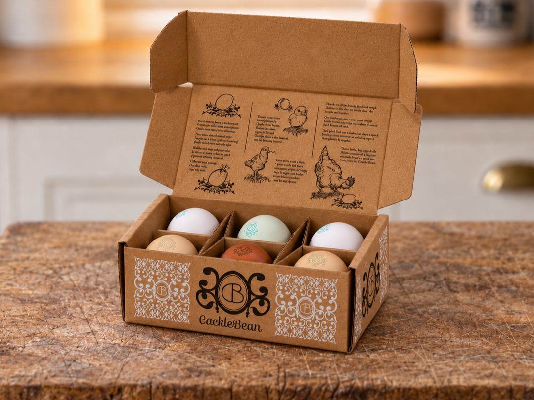 Cacklebean Eggs - Cackleberry Farm