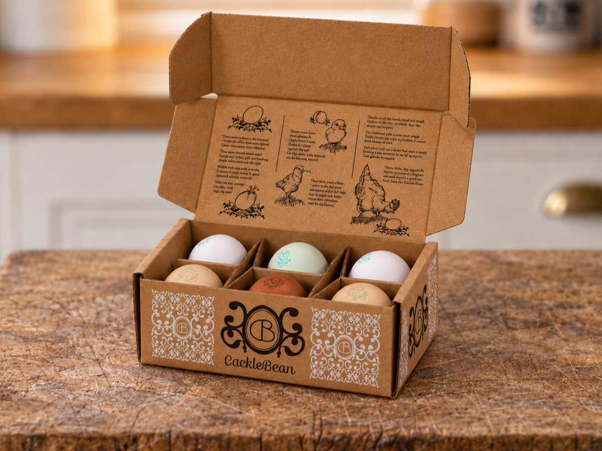 Cacklebean Eggs - Cackleberry Farm