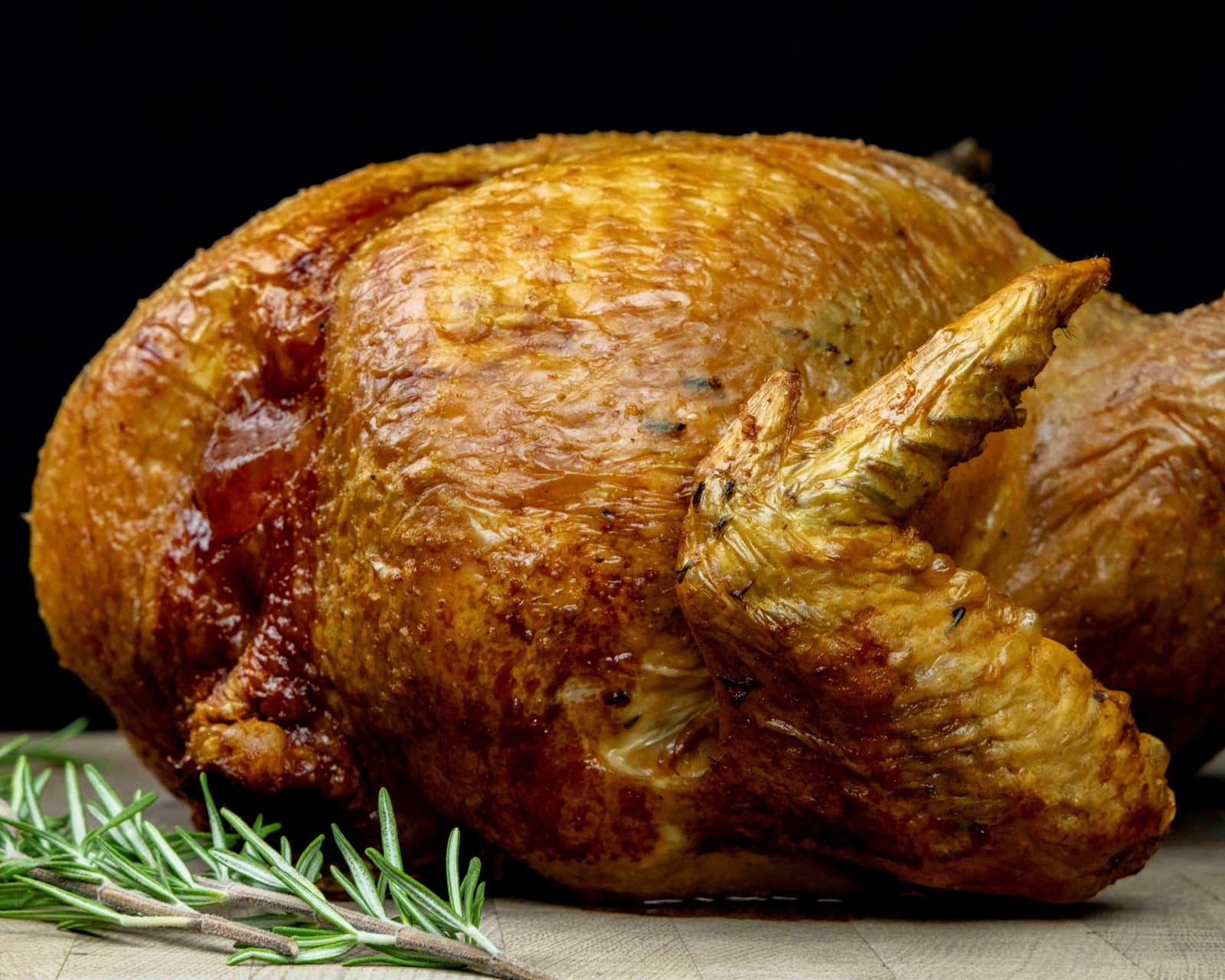 Christmas turkey box with free range bronze turkey, pigs in blankets and sausage-meat