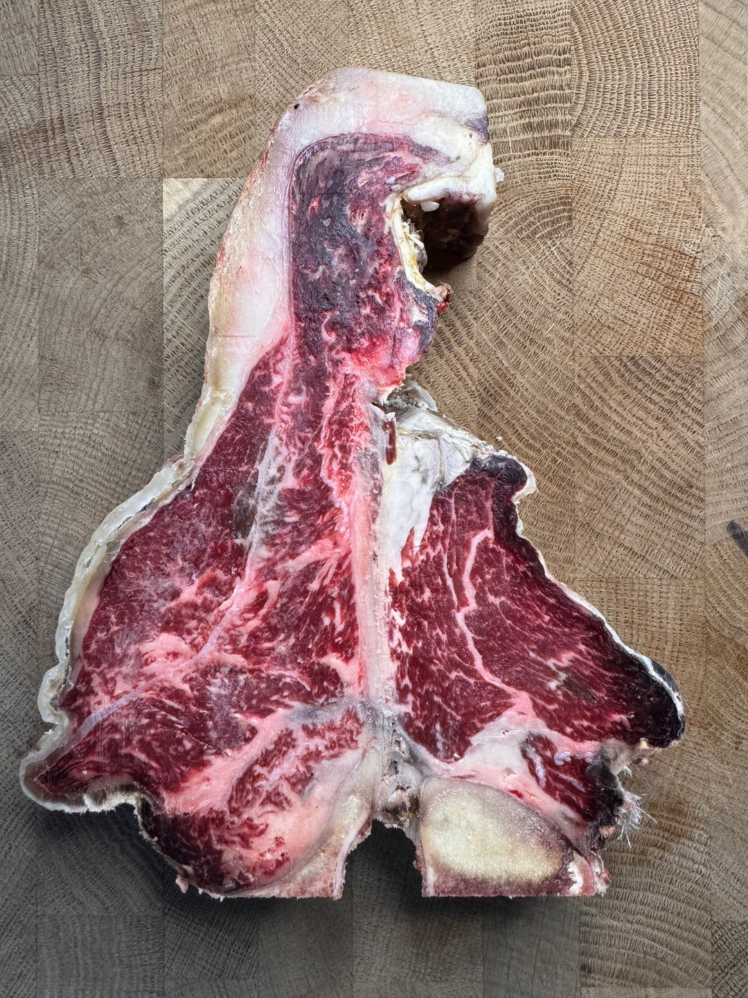 150 Day Dry-Aged Friesian Porterhouse & T-Bone