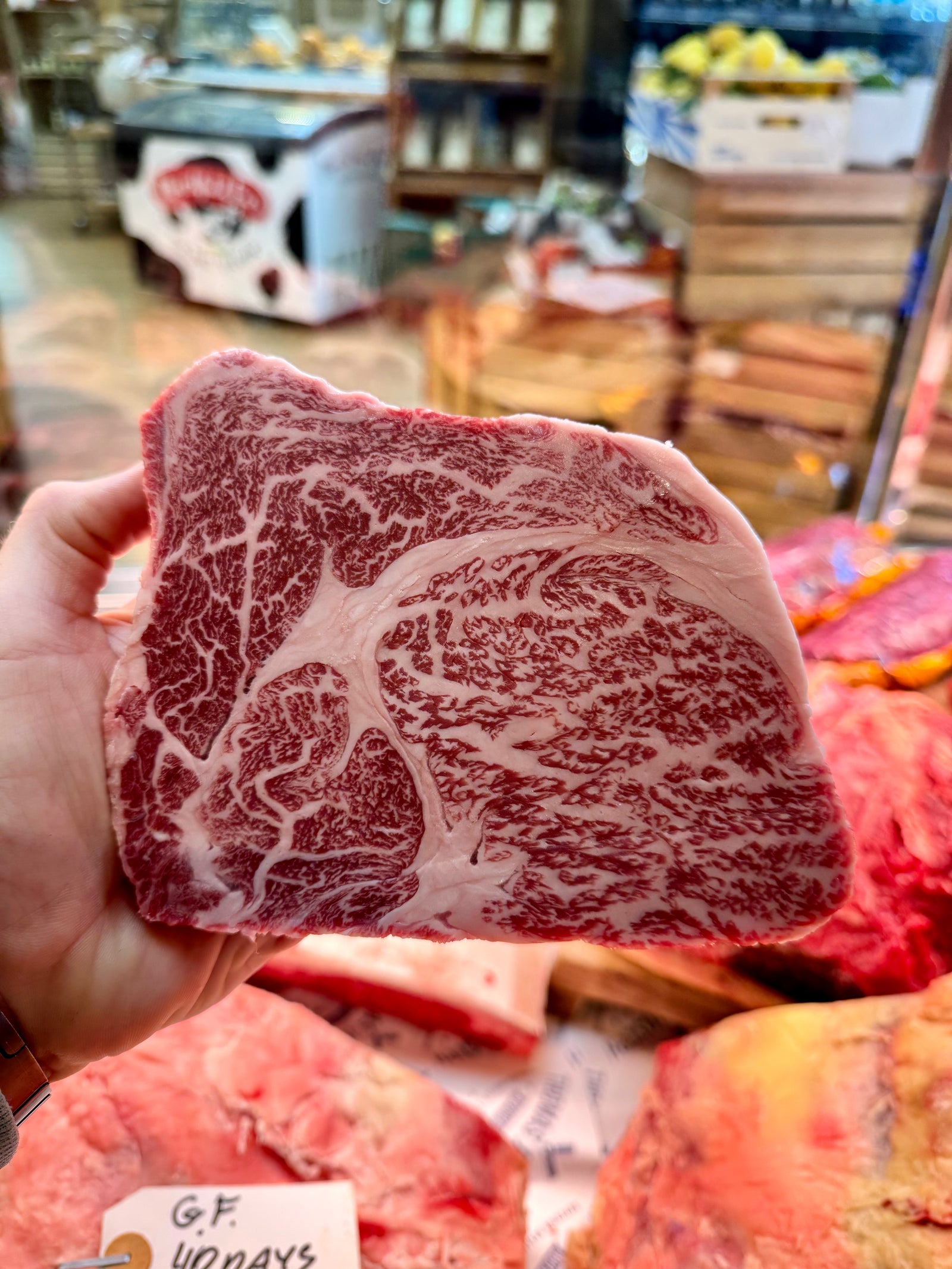 A5 Kagoshima Wagyu Ribeye — Japanese A5 Wagyu beef from Thomas Joseph Butchery