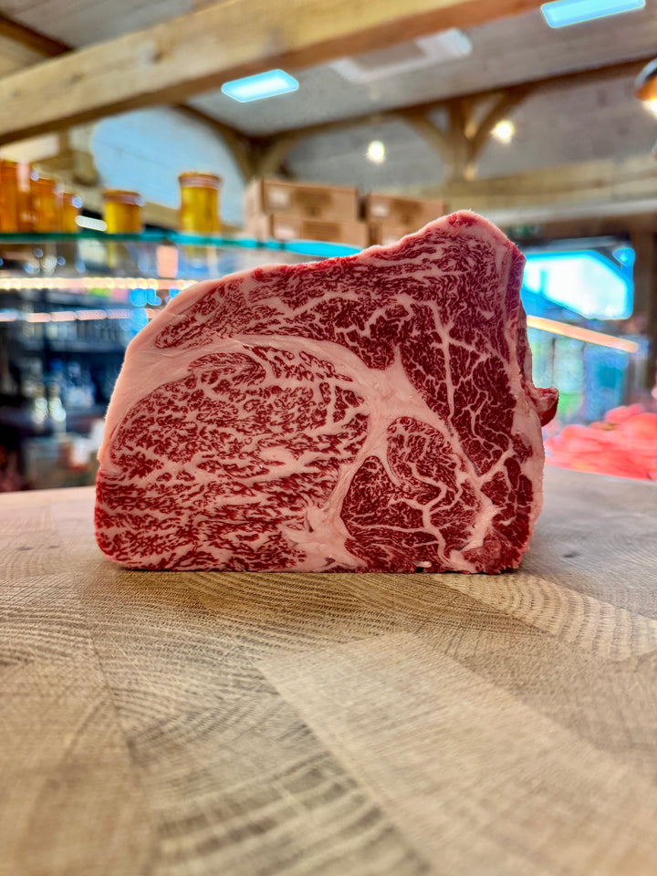 A5 Kagoshima Wagyu Ribeye — Japanese A5 Wagyu beef from Thomas Joseph Butchery