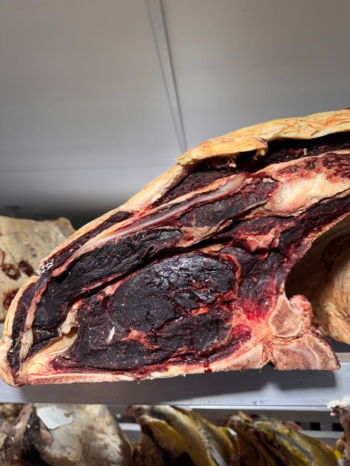 40 Day Dry-Aged Purebred Longhorn, Moors Farm
