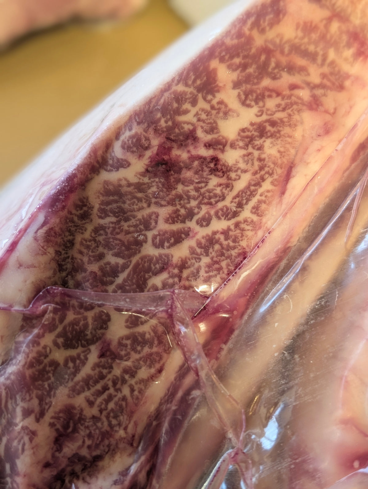 Miguel Vergara Spanish Angus Jacob's Ladder short rib, bone in