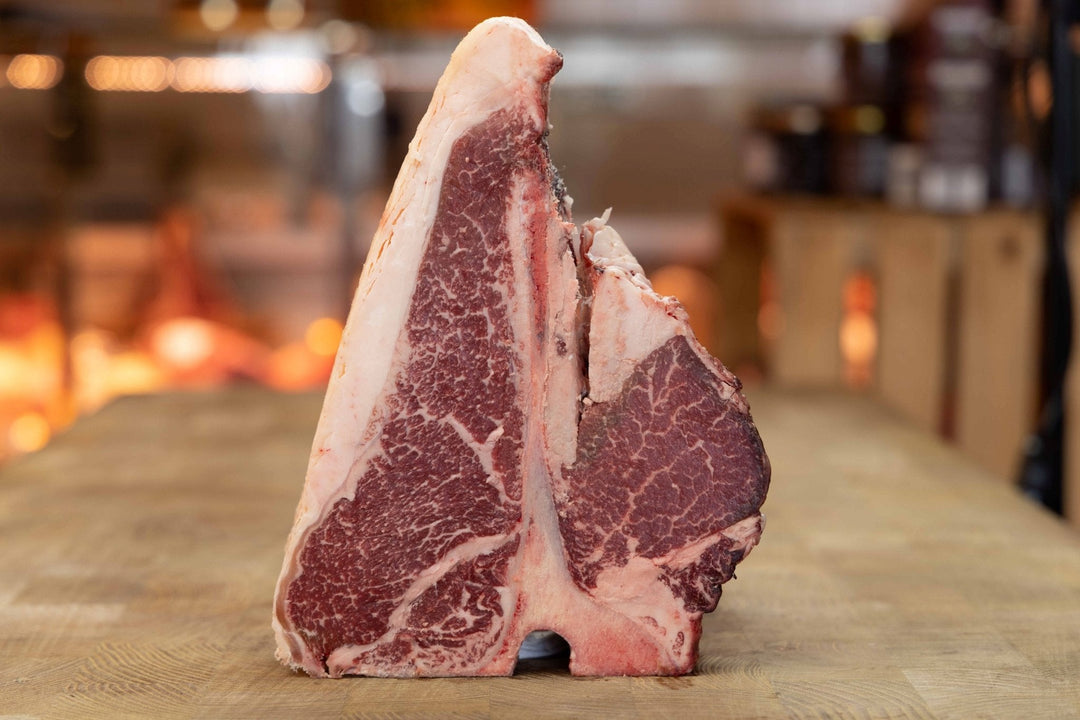 Golden Herd Heritage Wagyu - Porterhouse — Golden Herd Heritage Wagyu bone-in steak, Thomas Joseph Butchery