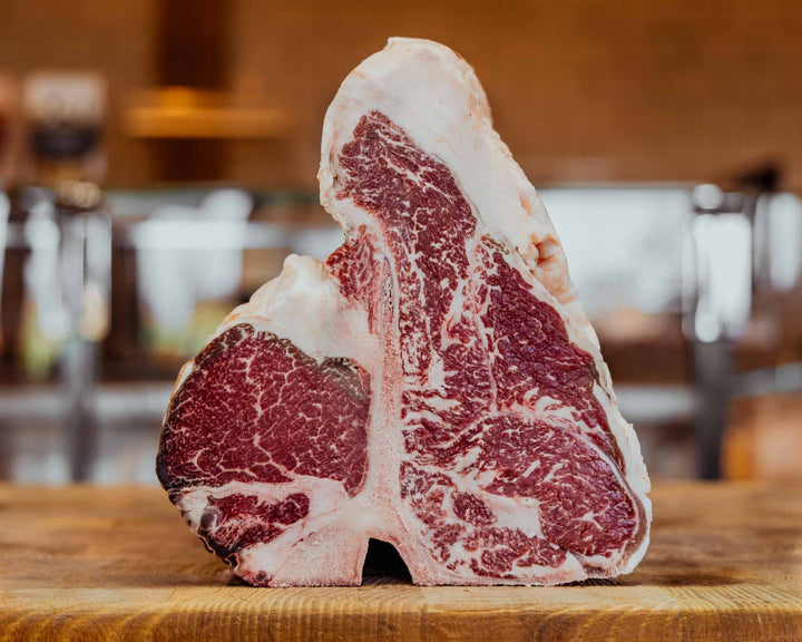 Golden Herd Heritage Wagyu - Porterhouse — Golden Herd Heritage Wagyu bone-in steak, Thomas Joseph Butchery