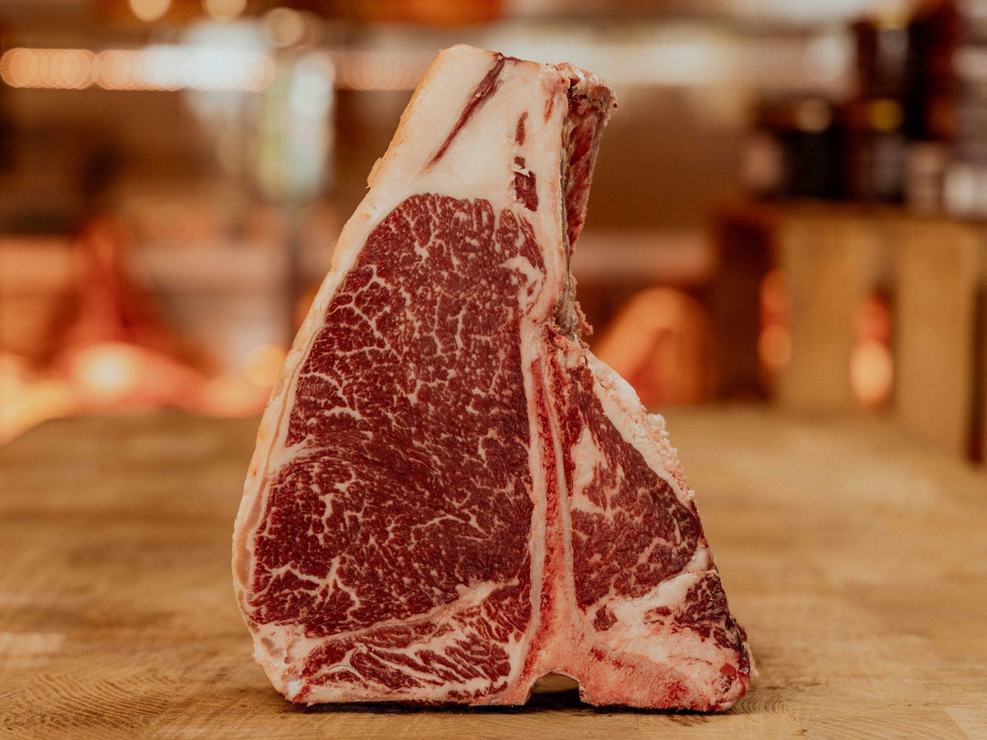 Golden Herd Heritage Wagyu - T-Bone — Golden Herd Heritage Wagyu bone-in steak, Thomas Joseph Butchery
