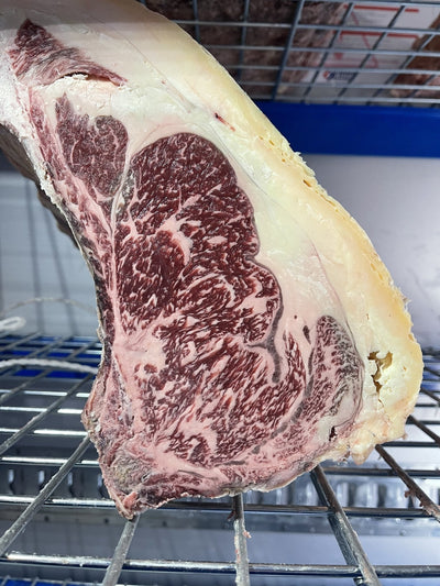 60 Day Dry-Aged German Simmental Prime Rib - Thomas Joseph Butchery - Ethical Dry-Aged Meat The Best Steak UK Thomas Joseph Butchery