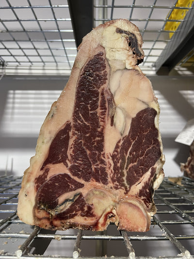 70 Day Dry-Aged Spanish Angus Porterhouse - Thomas Joseph Butchery - Ethical Dry-Aged Meat The Best Steak UK Thomas Joseph Butchery
