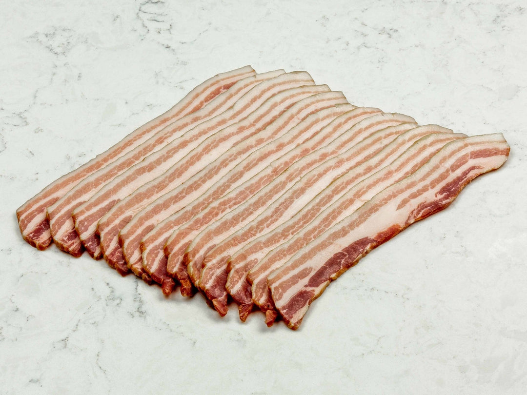 Blythburgh Free Range Dry Cured Smoked Streaky Bacon - Thomas Joseph Butchery - Ethical Dry-Aged Meat The Best Steak UK