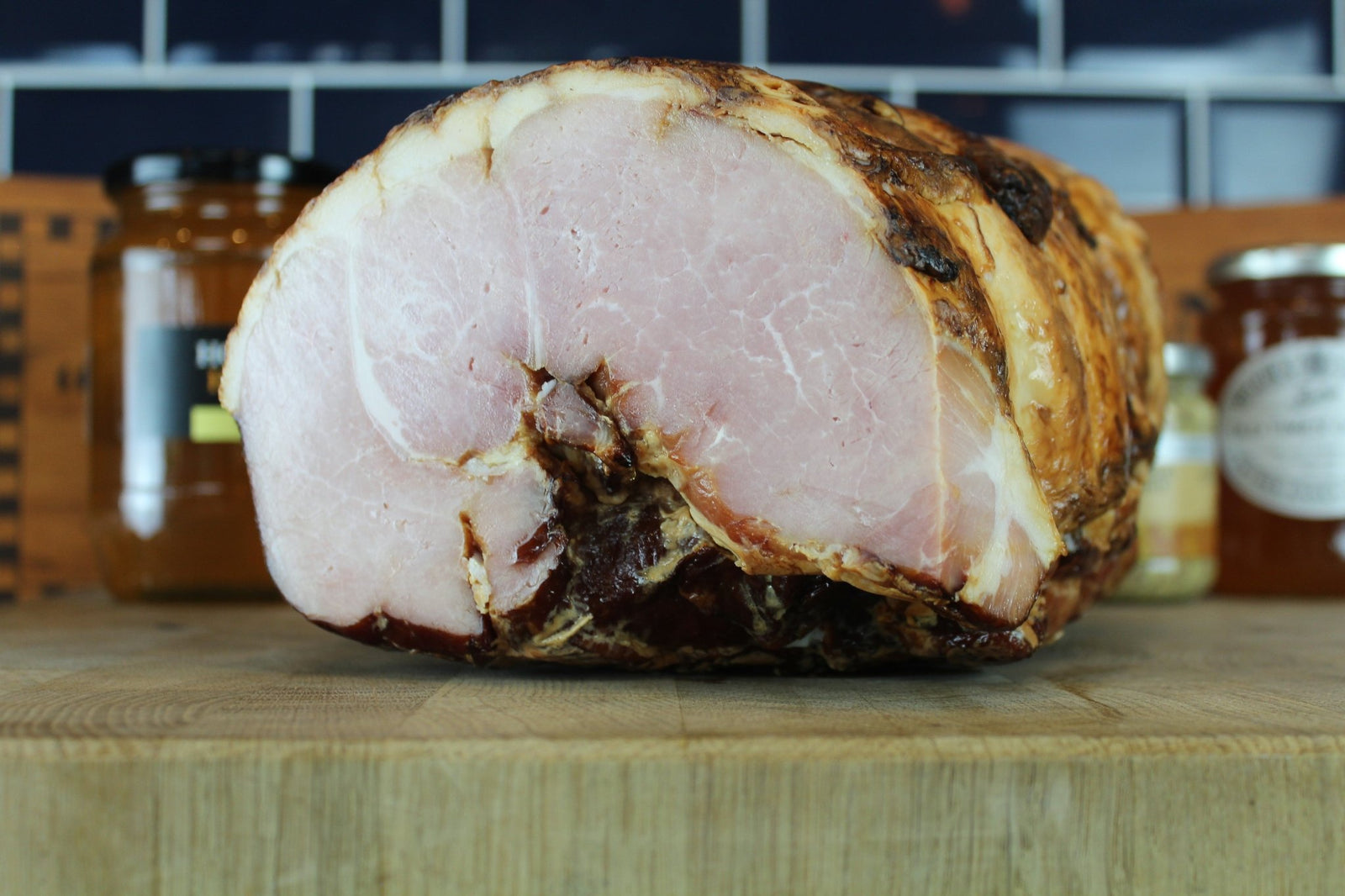 Thomas Joseph Signature free range ham joint, cured and smoked in our own smokehouse