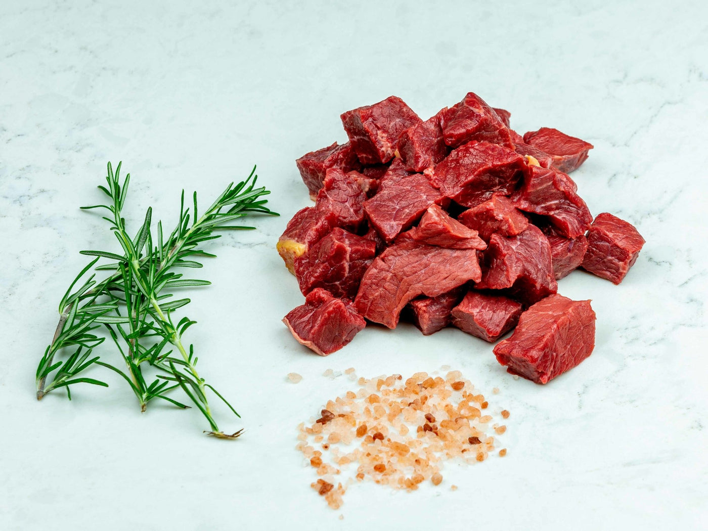 Grass Fed, Dry Aged Diced Beef - Beef - Thomas Joseph Butchery - Ethical Dry-Aged Meat The Best Steak UK Thomas Joseph Butchery