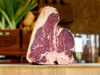 Grass Fed, Dry-Aged Porterhouse Steak - Beef - Thomas Joseph Butchery - Ethical Dry-Aged Meat The Best Steak UK Thomas Joseph Butchery