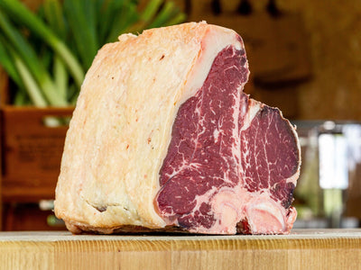 Grass Fed, Dry-Aged Porterhouse Steak - Beef - Thomas Joseph Butchery - Ethical Dry-Aged Meat The Best Steak UK Thomas Joseph Butchery