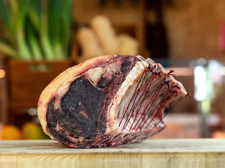 Rib Of Beef | Grass Fed & Dry-Aged — grass fed, dry-aged roasting joint from Thomas Joseph Butchery