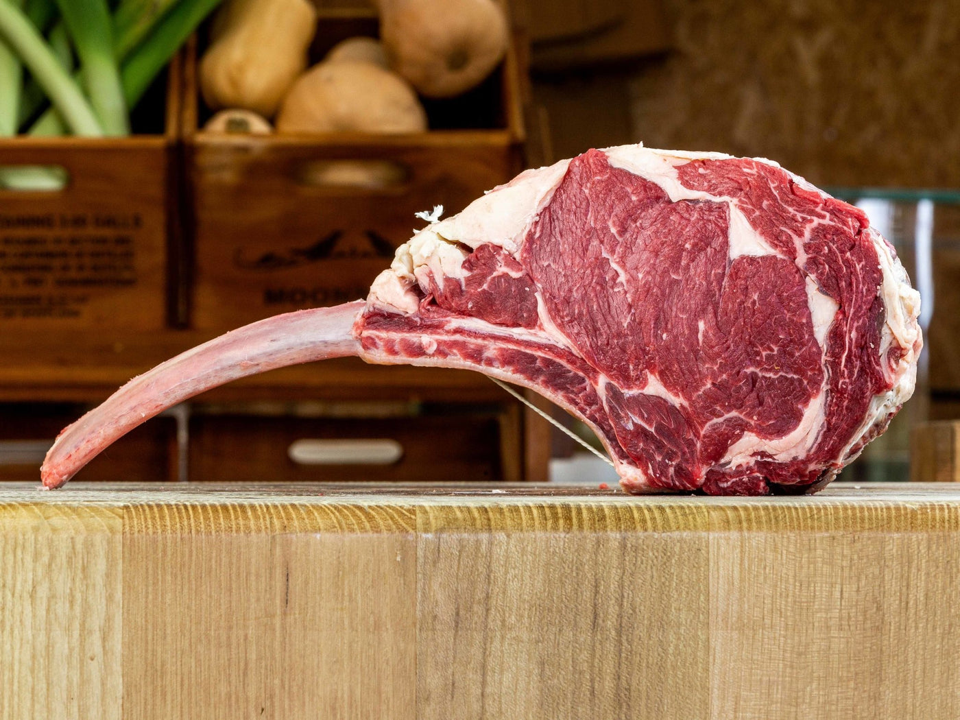 Grass Fed, Dry-Aged Tomahawk - Beef - Thomas Joseph Butchery - Ethical Dry-Aged Meat The Best Steak UK Thomas Joseph Butchery