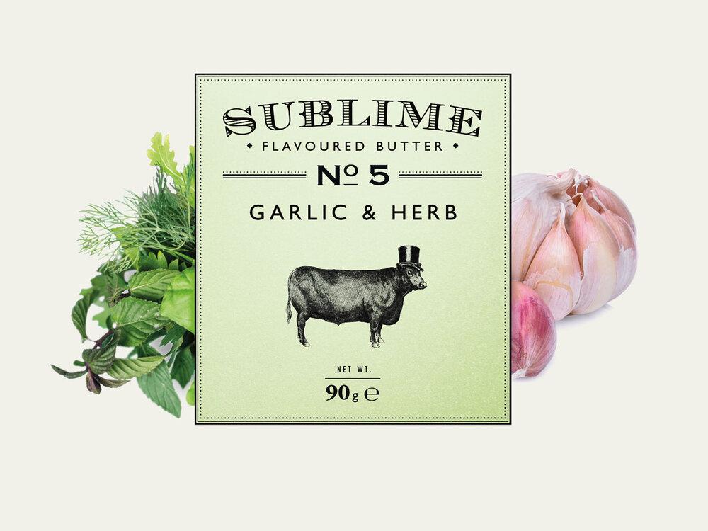 Sublime Butter - Garlic and Herb - Thomas Joseph Butchery - Ethical Dry-Aged Meat The Best Steak UK