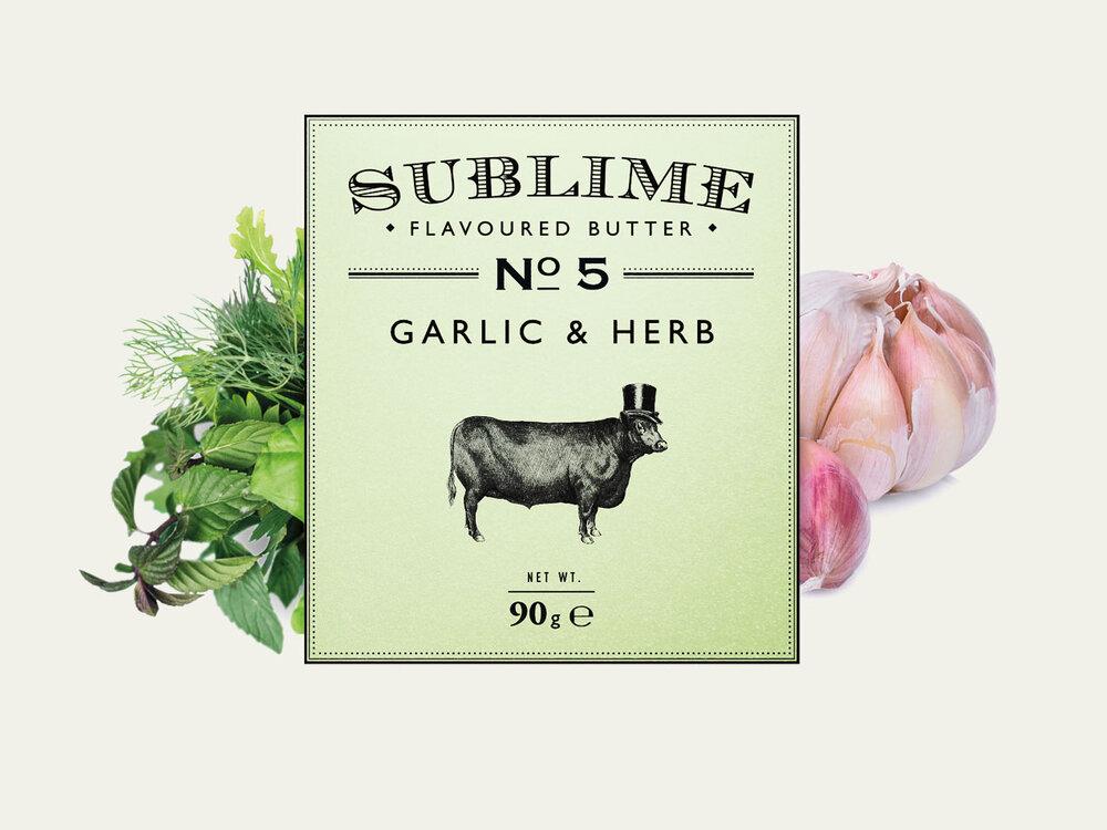 Sublime Butter - Garlic and Herb - Thomas Joseph Butchery - Ethical Dry-Aged Meat The Best Steak UK Thomas Joseph Butchery