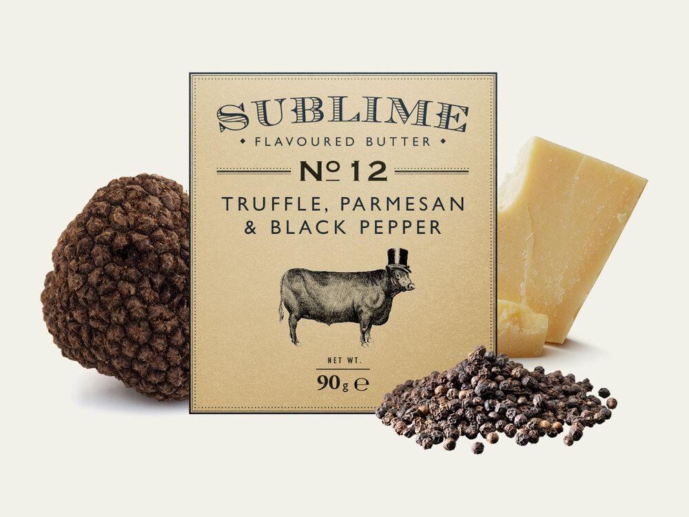 Sublime Butter - Truffle, Parmesan & Black Pepper - Thomas Joseph Butchery - Ethical Dry-Aged Meat The Best Steak UK Thomas Joseph Butchery