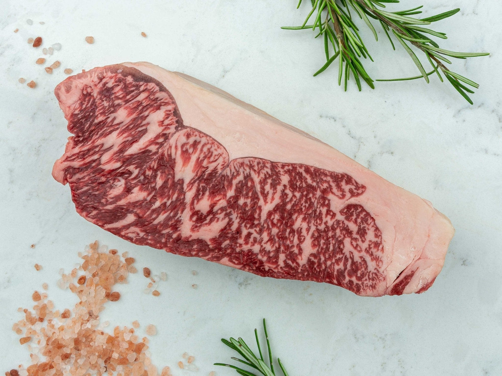 2GR Wagyu Striploin - Grade 9 — Grade 9 Australian Wagyu beef, Thomas Joseph Butchery